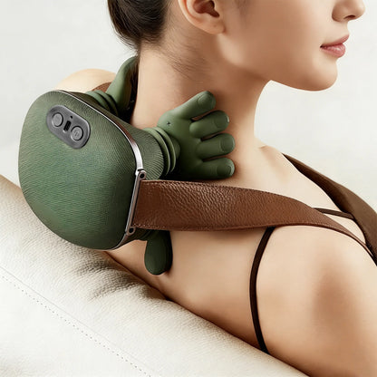 [Rejie]Summervibes 2026 Upgradedcategorysuperversion Shoulder Massager Electric Cervicalmassager Bionic Handheating Wireless Portable3D Kneading Massage for Pain Relief Deeptissue Leg Neck & Back Massager & Lightweightgift